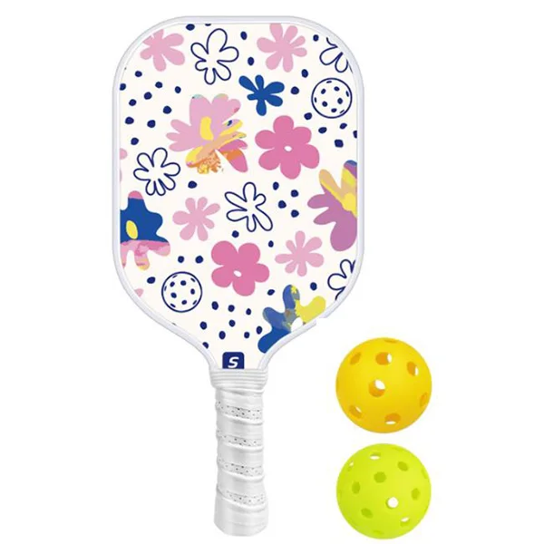 Kinder Pickleball Paddle Cartoon Print Glasfaser Kinder Pickleball Schläger Jugend Pickleball Schläger Junior Teenager Schläger Geschenke – Detail 1
