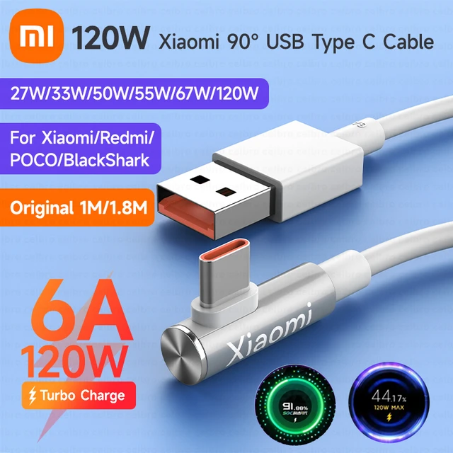 Xiaomi 120w Chargeur Ue Us D'origine Charge Rapide 6a Type C Câble De  Données Pour Requin Noir 4s 5 Rs Pro Redmi Note 12 11 Pro Téléphones  Cellulaires - Mobile Téléphone Adaptateurs - AliExpress