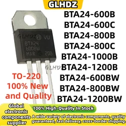 High - Quality 10pcs TO - 220 Triacs for Electrical Control Applications (BTA24 - 600BW)