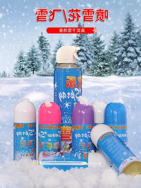 Snow Flake Spray Can Foam White Snow Hand Spray Snow Spray Christmas  Decorations Stage Color Spray - AliExpress