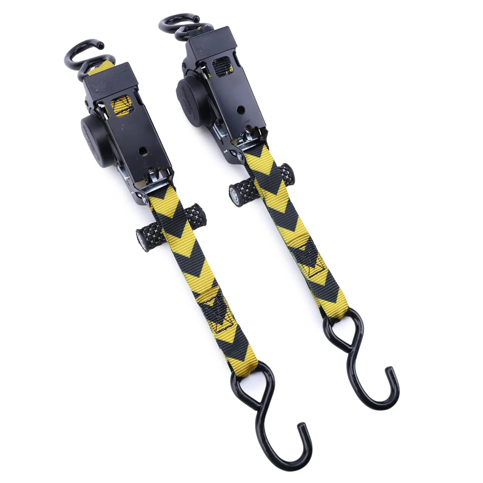 Heavy Duty Polyester Retractable Ratchet Straps for Truck Cargo