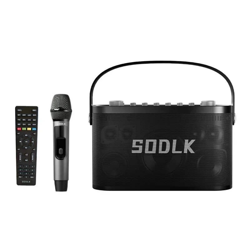 SODLK S1271 PLUS 280W High Power with HeavyBass Outdoor Home Singing HIFI Sound Quality USB Wireless MIC Bluetooth Speaker 5