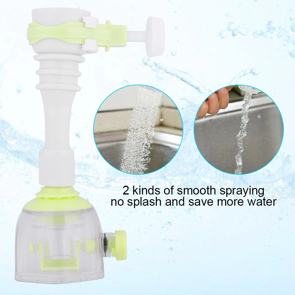 Water Saving Kitchen Faucet Extender 360 Degree Adjustable -proof Water Tap Extension Filter Accessories Kitchen Gadgets 6