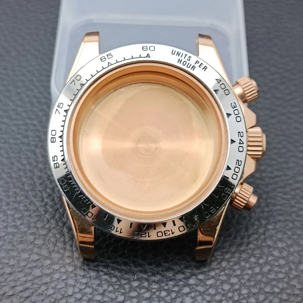 Elegant 39.3mm Silvery/Gold Men's Watch with Steel Case and 20mm Strap Box