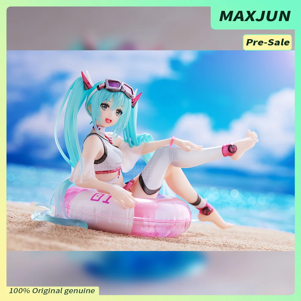 

Original Vocaloid Anime Figure Miku Swimming Ring 10cm PVC Action Model Toys TAITO Pre-Sale Summer Swimsuit Sexy Figure MAXJUN