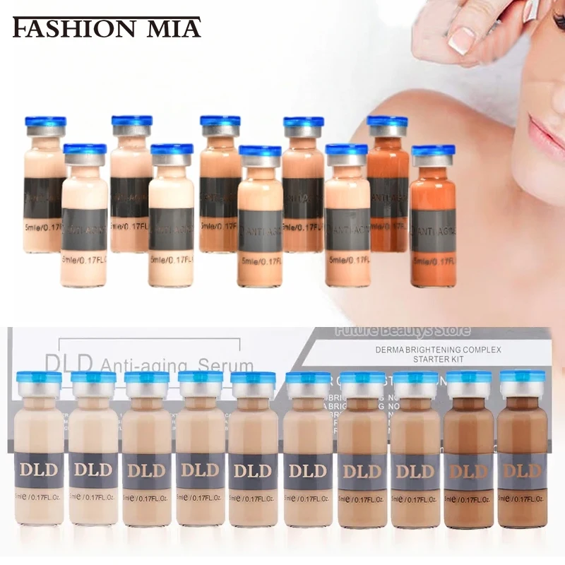 5pcs BB Cream Glow Serum Pigment Starter Kit Peptide Facial Foundation Cream Hyaluronic Acid Moisturizing Skin Care Beauty facial serum liquid foundation cc cream air cushion cream cushion foundation makeup cosmetics makeup cream waterproof foundation stick foundation air cushion bb cream