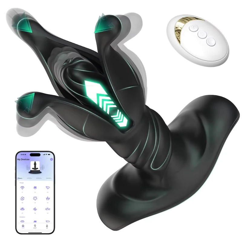 Analvibrator Für Männer Mit Prostatamassage Und Stoßfunktion_voghion.com