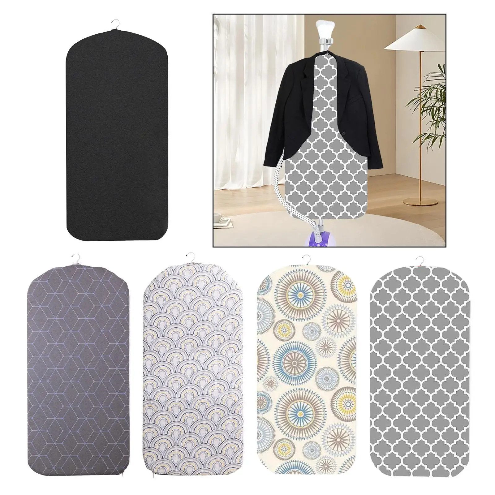 Ironing Board Remove Lines Ironing Mat Professional Anti Steam Handheld Foldable