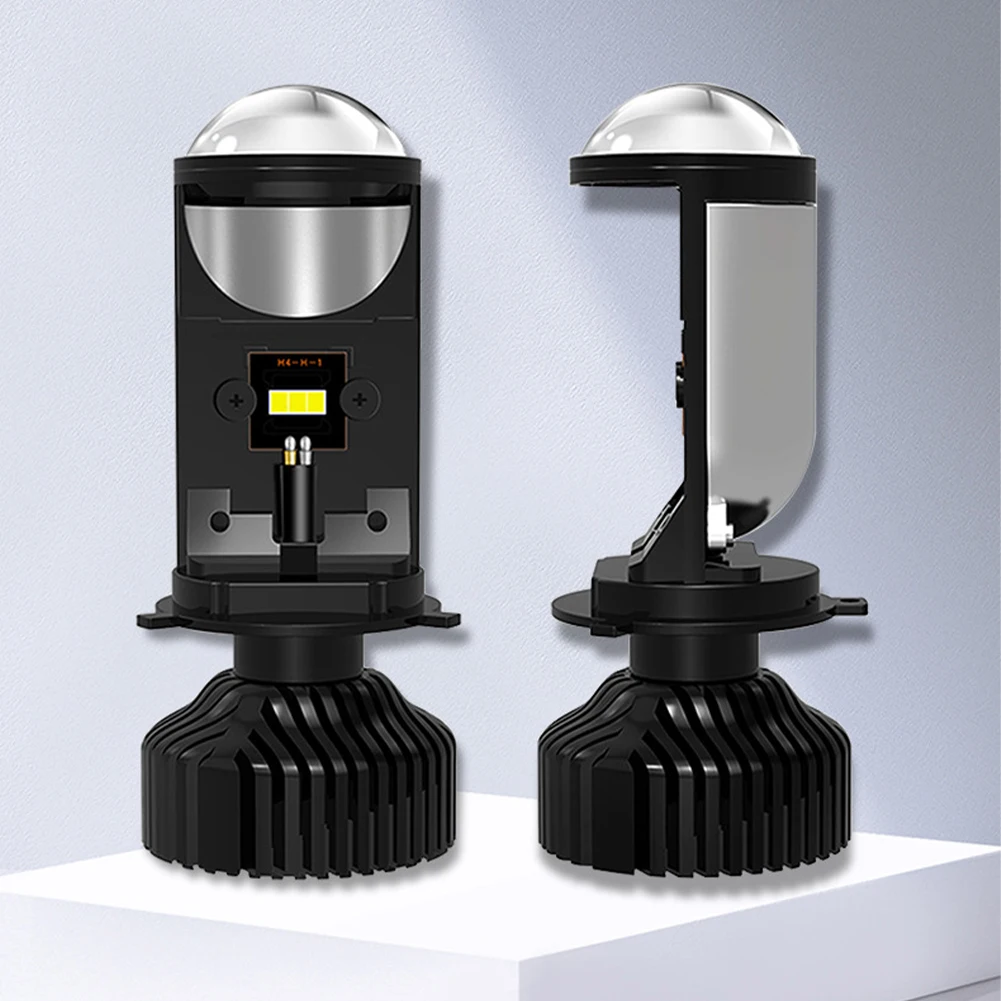 

2pcs 130W/Pair Car Headlight H4 LED Bulb Mini Projector Lens 20000LM DC12V LED Headlight Hi/Low Beam Lights Canbus Accessories