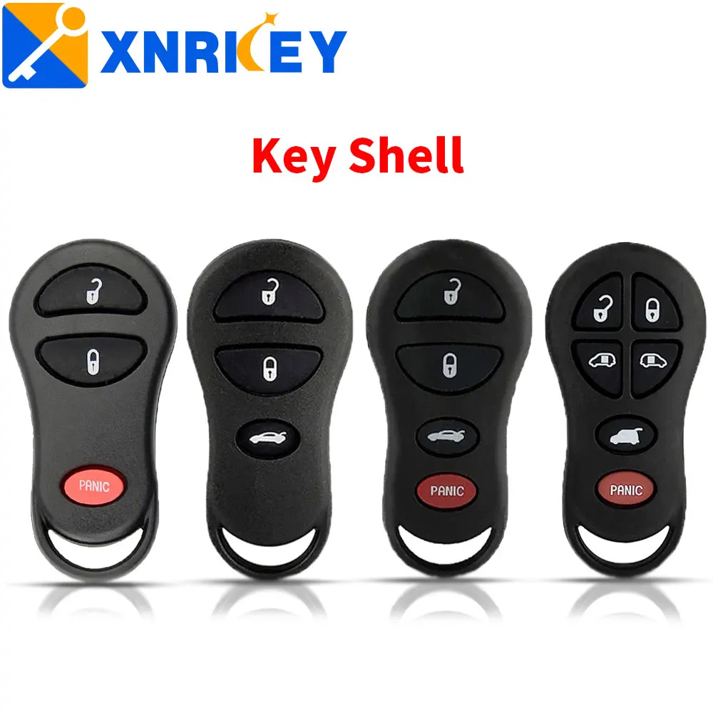 

XNRKEY Smart Remote Control Car Key Shell Cover For Chrysler Sebring For Jeep Liberty Dodge Transmitter Replacement Fob Key Case