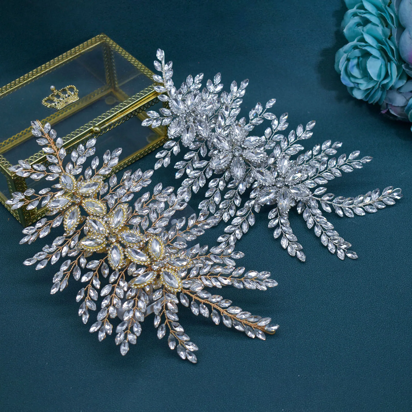 DZ012 Bridal Accessories Crystal Banquet Headdress Bridal Hair Jewelry Headpiece Fashion Tiaras Baroque Hairbands jewelry accessories,hair accessory,hair headdress,bridal headwear,hair band crown