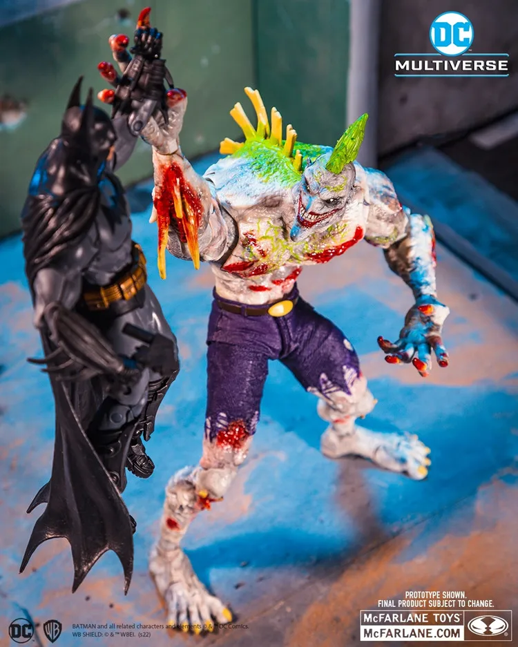 Original Mcfarlane New Dc Games Batman: Arkham Asylum Titan Joker 7 Inch  22cm Action Figure Collectible Model Toys - Action Figures - AliExpress