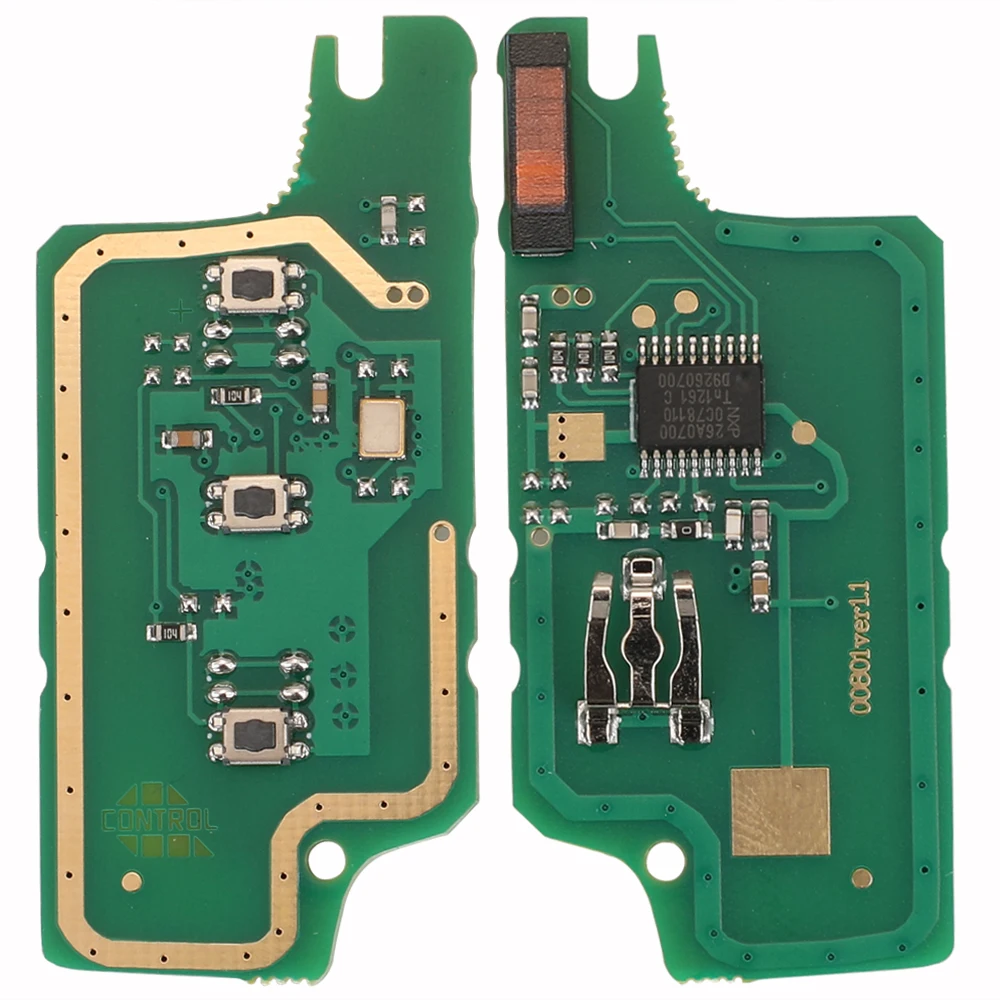 Jingyuqin CE0523/CE0536 Modifizierter Klappschlüssel für Peugeot Partner 307 308 406 407 408 3008 Citroen Berlingo C2 C3 C4 Fiat ASK/FSK – Detail 8