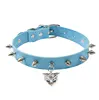 Goth Punk Spike Rivet Choker Collar For Women Steampunk Cat Head Necklace Emo Neck Strap Cosplay Chocker Gothic Accessories 6