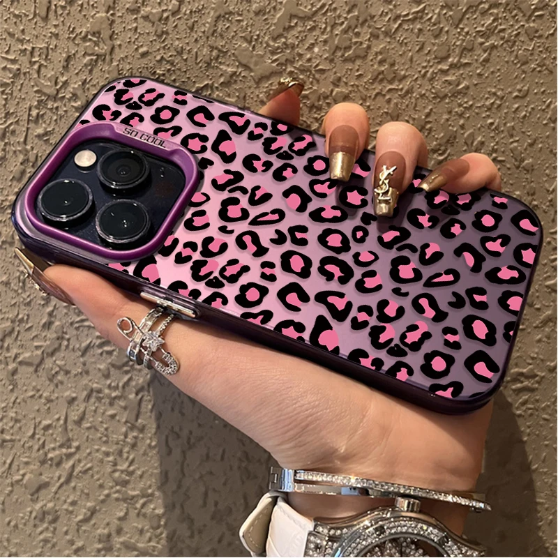 Stylish Aesthetic Leopard Print Phone Case
