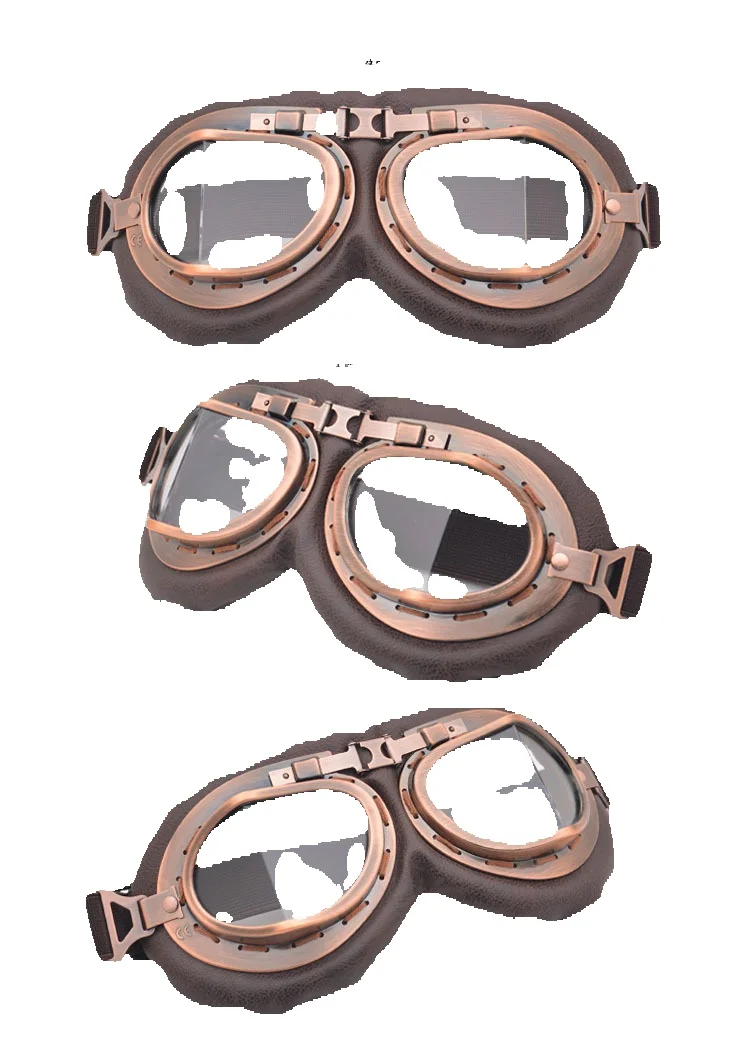 Gogle motocyklowe Harley do uprawiania sportów na świeżym powietrzu, wiatroszczelne, soczewki, kask, okulary_voghion.com