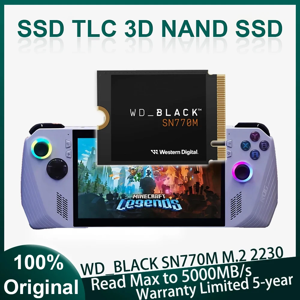 OriginalWDBLACKSN770MNVMeSSDM22230InternalSSDSpeedupto