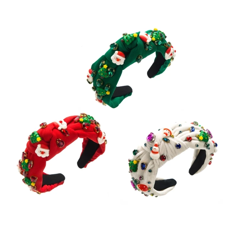 

Knotting Design Hair Hoop for Girls Festival Taking Photo Christmas Headband