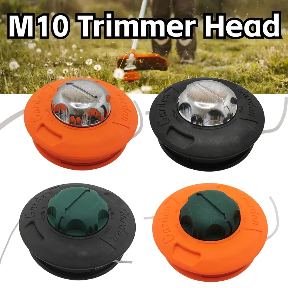 Automatic Grass Trimmer Head for Garden Machinery Brush Cutter Universal Fit String Trimmer Replacement Bump Head grass trimmer head grass trimmer aluminum trimmer head grass trimmer line