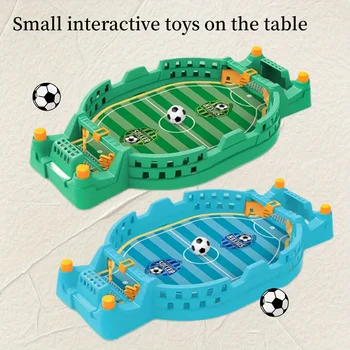 1pc Interactive Table Soccer Game Children Table Soccer Double Battle Table Parent-child Interactive Puzzle Board Game