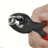 8-Inch Snap-Ring Pliers Stainless Steel Multi-Function Quick Adjust Home Repair Pliers Large Opening Pipe & Wire Hand Tool 1