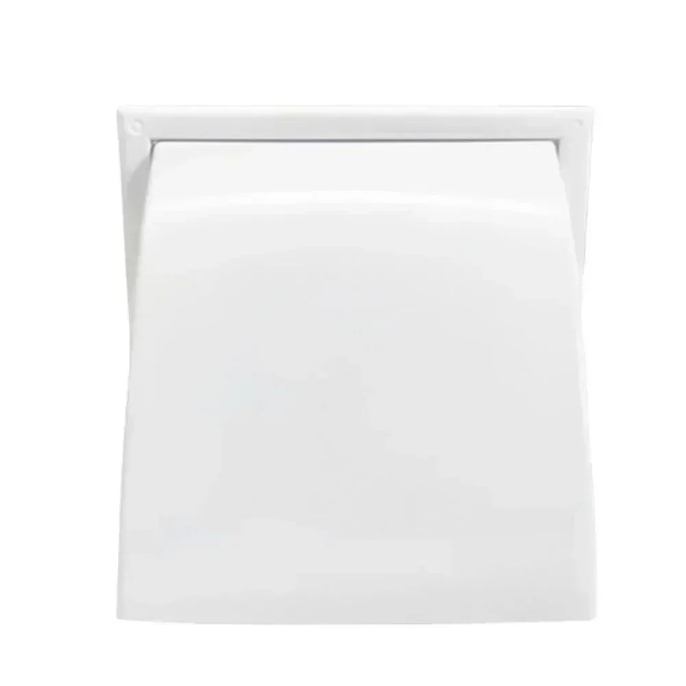 Non Return Shutter Flap Rainproof Range Hood Vent for Heat Recovery Systems Durable ABS Material 185*128*123mm