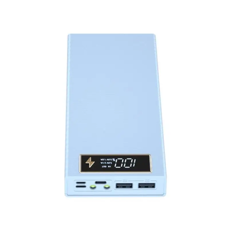 DIY Battery Holder Box with 22.5W Quick & 15W Wireless Charging and Digital Display