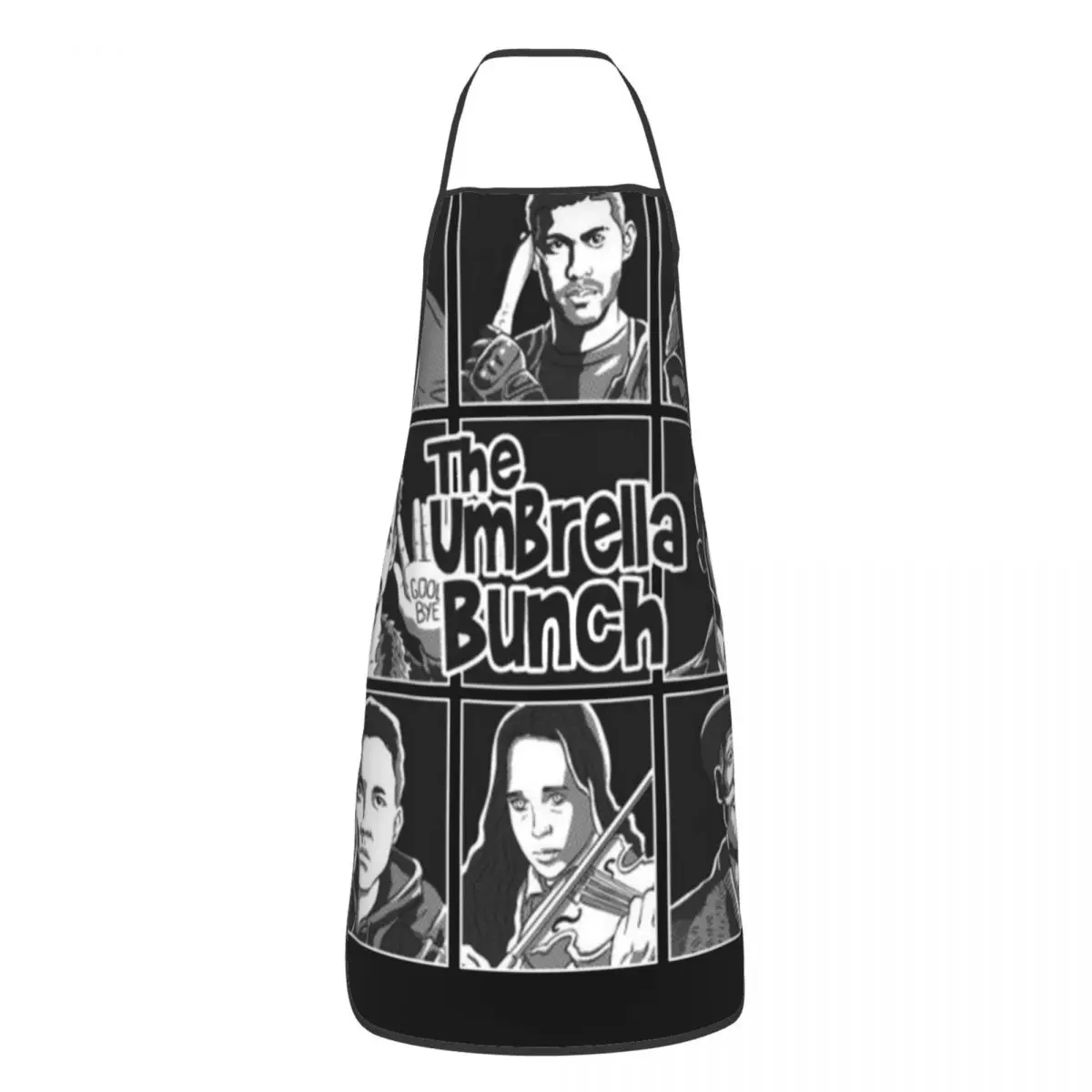 The Umbrella Academy Bunch Apron For Women Men Antifouling Cafe Bibs Polyester Household Cleaning Tablier