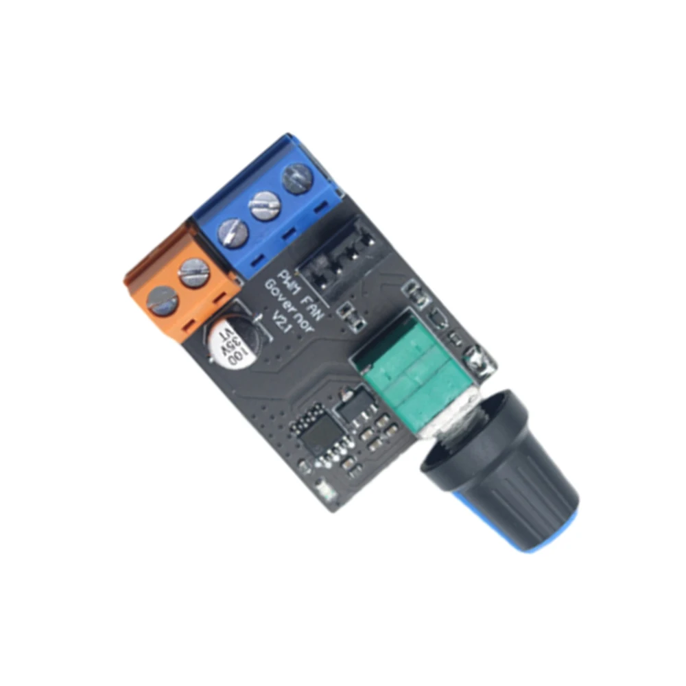 Server Fan 3Wire 4Wire Motor Stepless Governor PWM Motor Speed Controller DC 12V Speed Control Switch Drive Module