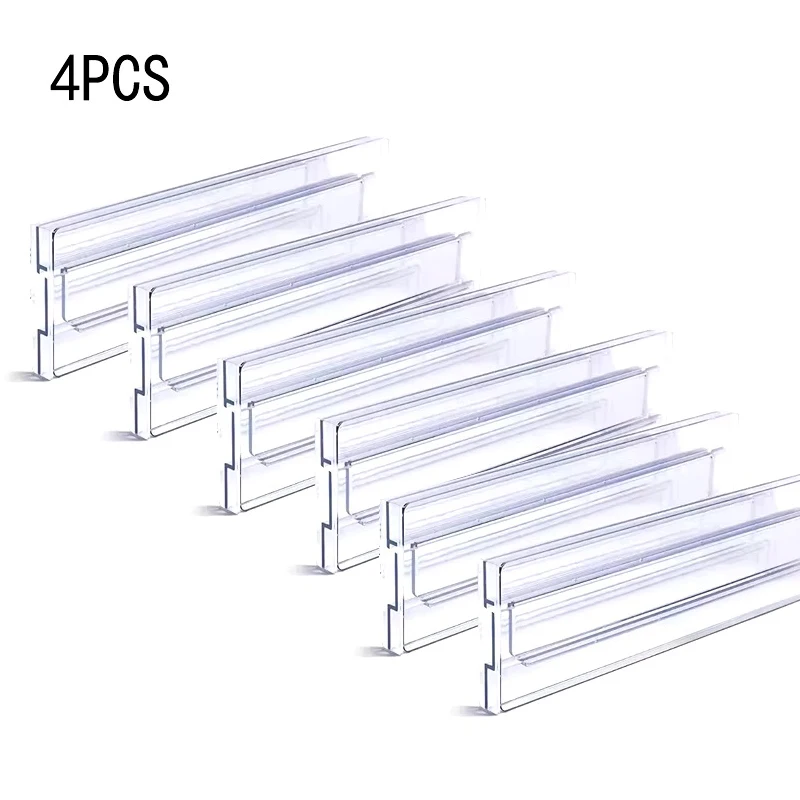 Adjustable Clear Drawer Dividers and Organizers - Versatile Cabinet Storage Solutions