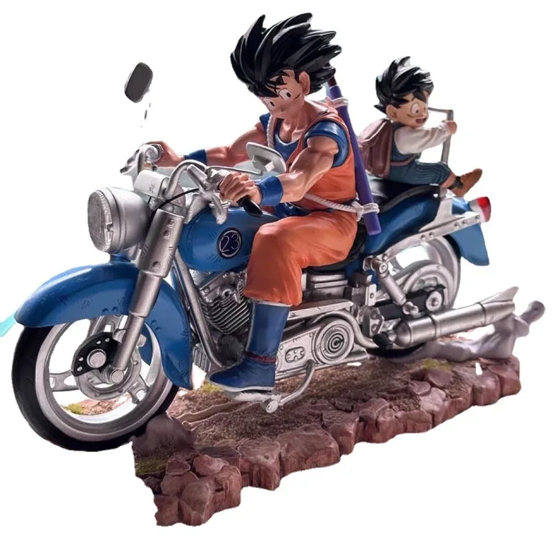 

Dragon Ball Super Saiyan GK Father and Son Locomotive Son Goku Son Gohan PVC Action Figure Collectible Model Toy Packed in Box