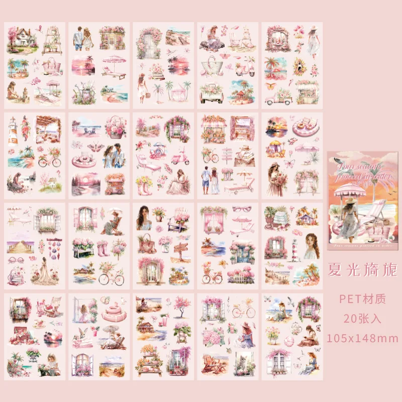 Lot De 30 Autocollants En PET Transparent ZXMNBH - Étanches, Pour Scrapbooking, Journal Intime, Collage