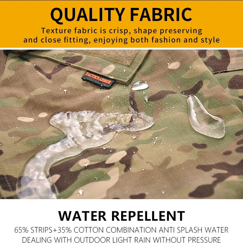 Tactical Uniform for Men Suits Milit Outdoor Camouflage Suit Hiking Shirts Cargo Pants Fish Trainning Paintball Clothes Sets 4