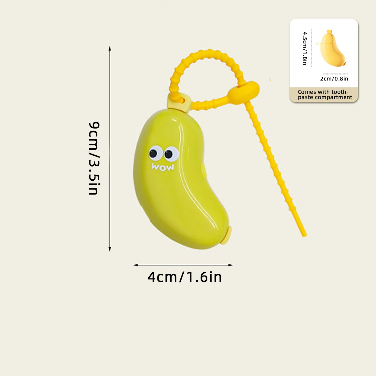 Travel Toothbrush Head Covers with Toothpaste Box Dustproof Toothbrush Protector Cap Portable Brush Clips Case