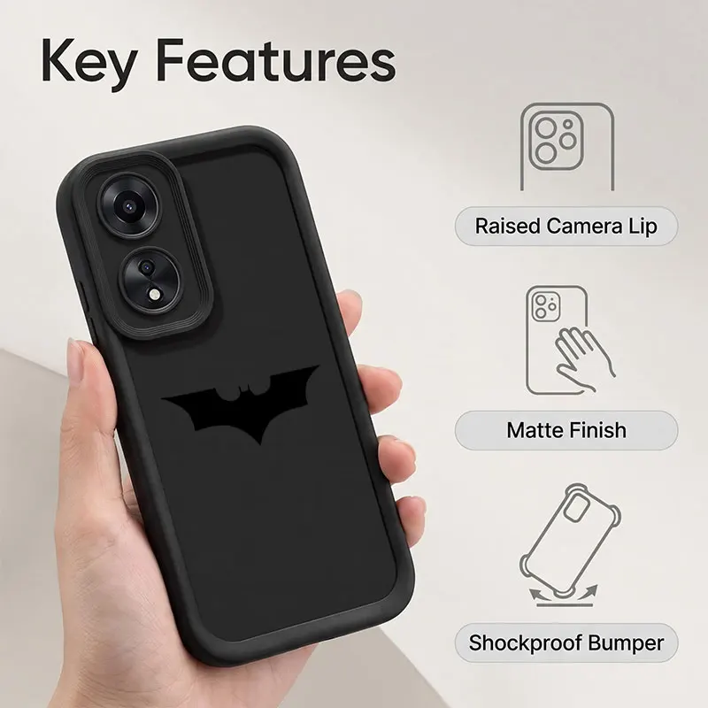 Batman Hero Silicone Phone Case – Premium Protection