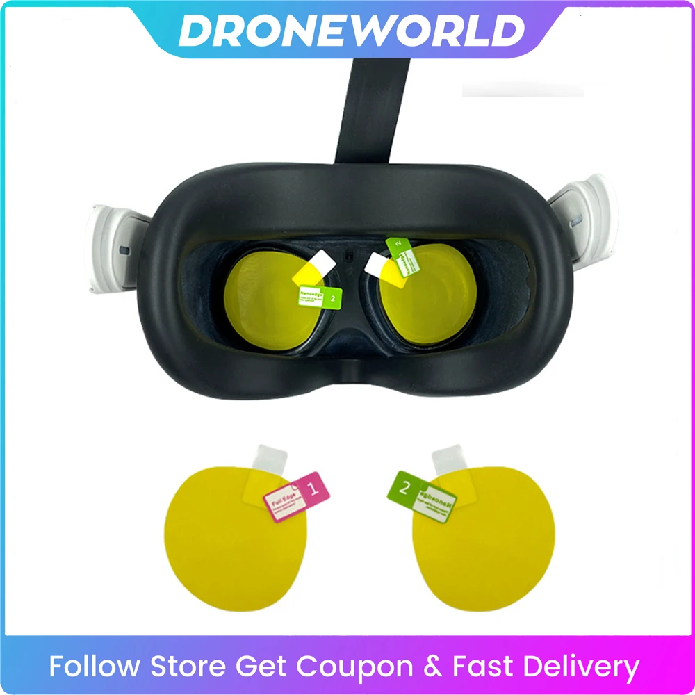 

VR Lens Dustproof Protective Film For Meta Quest 3 Lens Protector Anti-Scratch VR Headset Helmet Lens Film VR Accessories