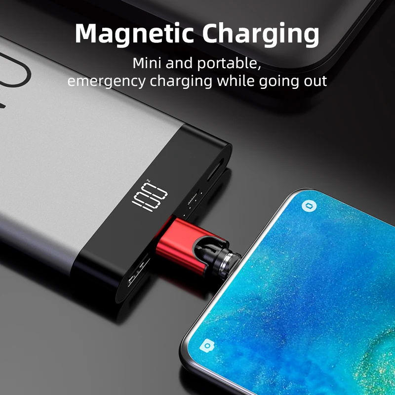 

Mini Magnetic Charger for Cable USB Charging