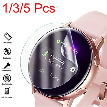 Film de protection d'écran hydrogel pour Samsung Galaxy Watch, 3, 5, Pro, 4, Classic Gear, ltS3, Active 2, 4, 1 à 5 pièces