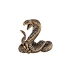 1pc Copper Brass Mini Snake Antique Bronze Decor Figurines For Interior Decoration Desktop Ornament Miniatures Statue 12