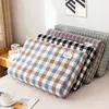 Latex Pillow Cases Strip Plaid Soft Memory Foam Pillowcases Neck Memory Cushion Cover 40*60cm/30*50cm Orthopedic Neck Healthcare 2