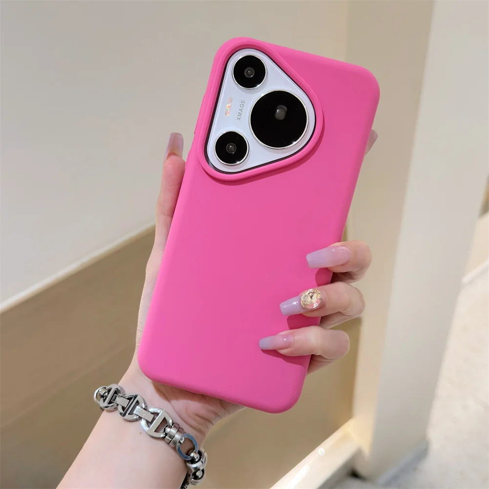 Enhanced Liquid Silicone Shockproof Phone Case - Soft Candy Skin Cover