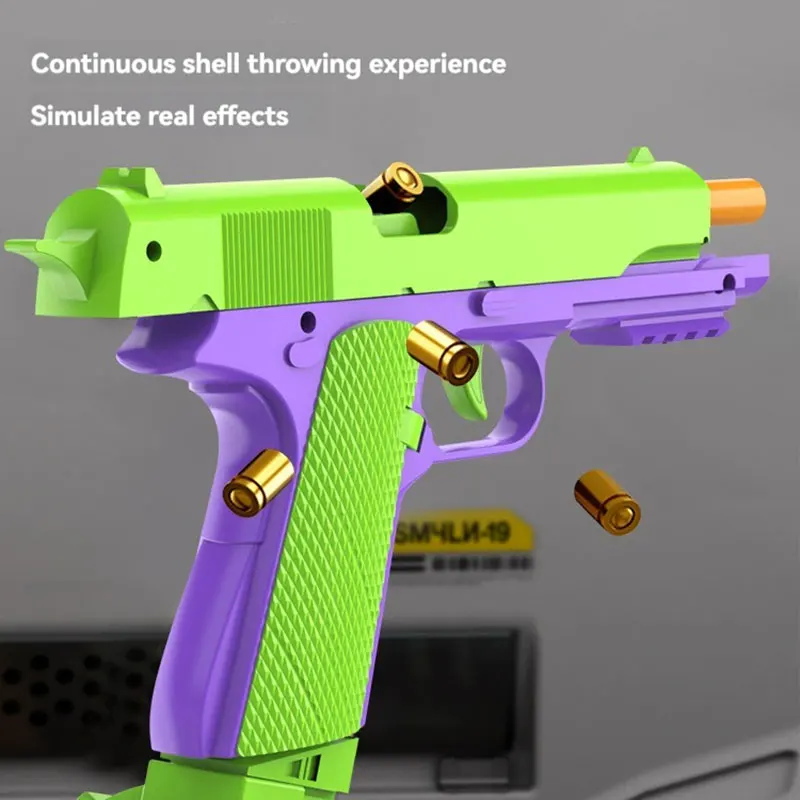 Pistol Toy Guns USP M1911 Colt Prop Gun Weapons Toy Pistola Anti Stress Shell Throwing Darts Model for Boys Adults Shooting Game 2