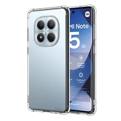 Transparent Crystal Soft Case - Clear TPU Shockproof Coque Back Cover - Note 15 Pro 4G (Transparent)