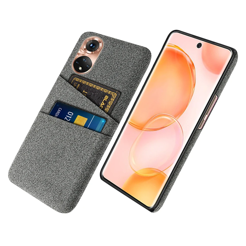 Premium Fabric Dual Card Phone Case Cover