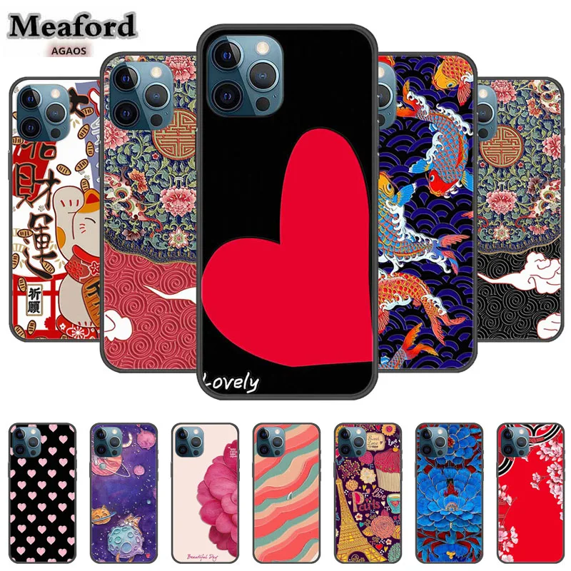 Pink Colour Fundas Phone Case 