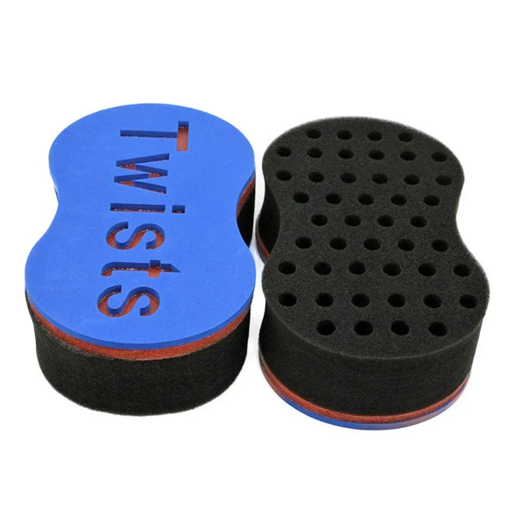 Description Picture 6 of itemDouble Sides Magic twist hair brush sponge,Sponge Brush for Natural,afro coil wave dread sponge brushes