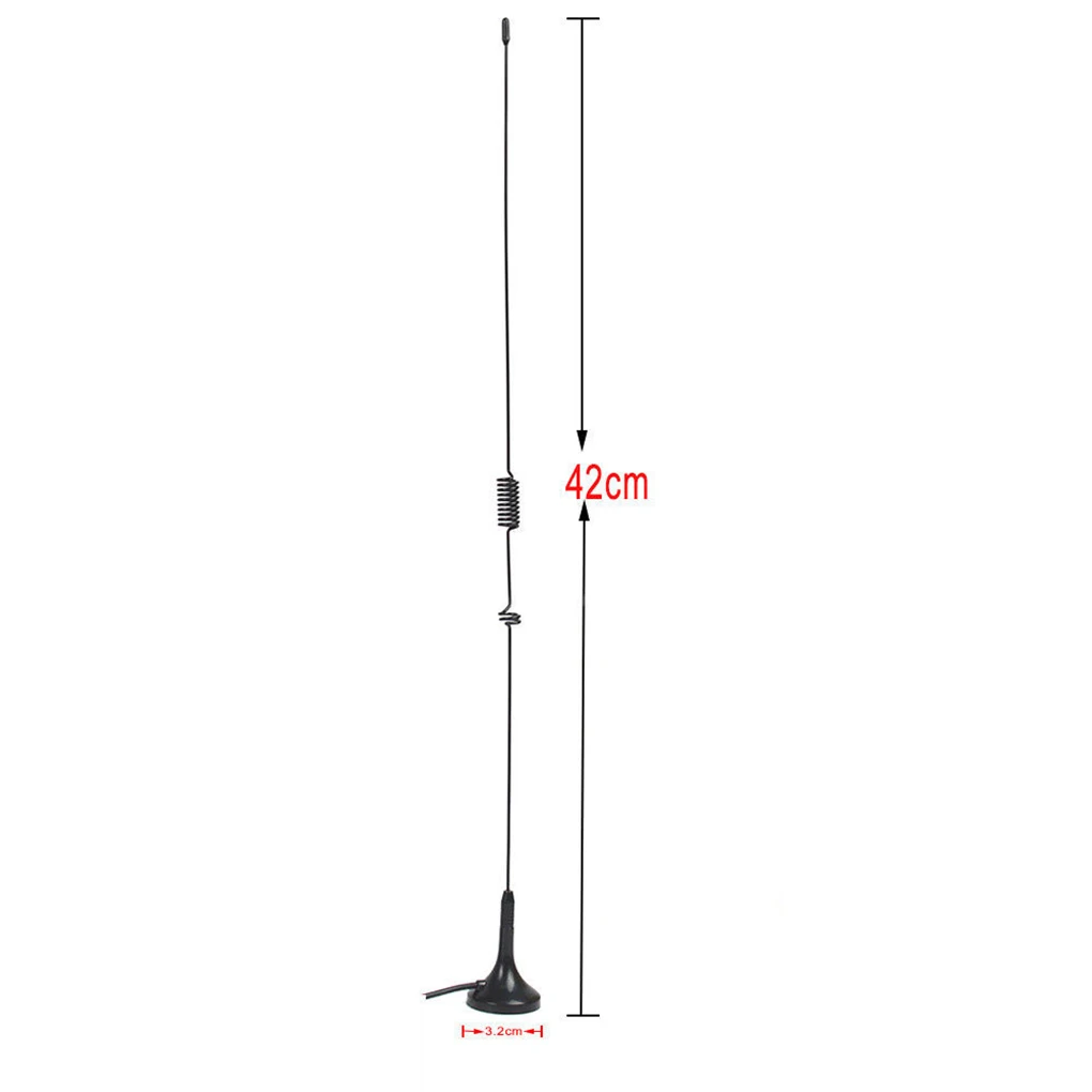 

UT-106UV SMA-Male Dual Band Car Magnetic Mobile Radio Antenna Compatible For Yaesu Baofeng Radios