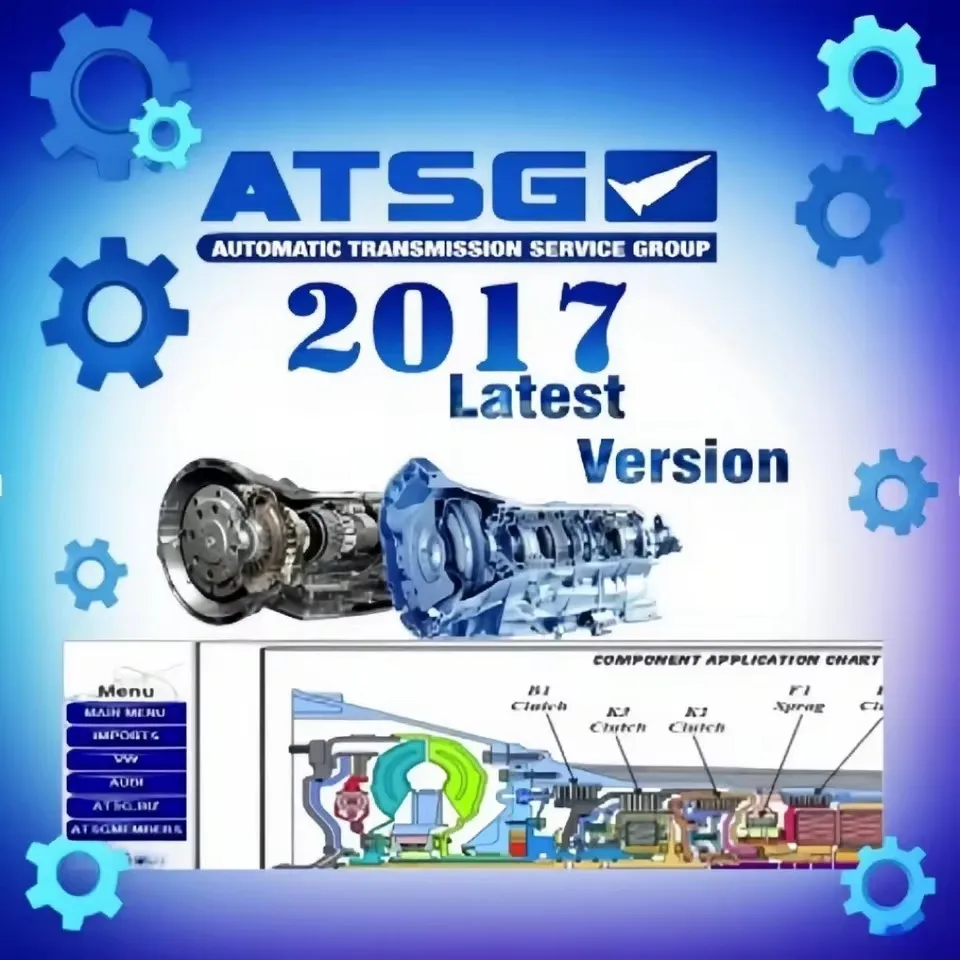 ATSG 2017 Unidad de detección de fallos 2025 software Transmisiones automáticas Servicio Reparación de grupos Diagnóstico manual