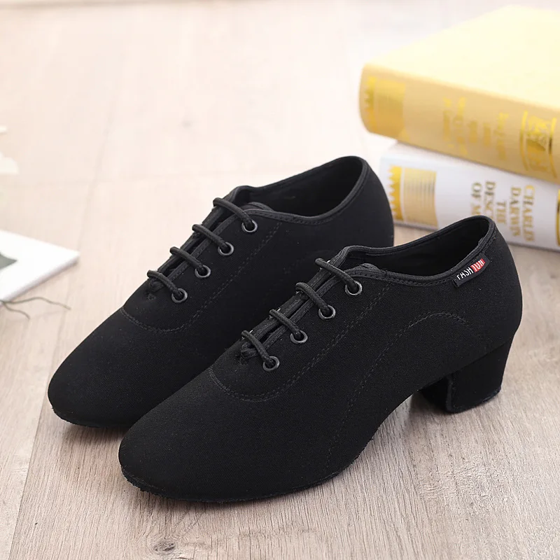New Latin Dance Shoes Tango Salsa Children's Woman Men Adult Modern Ballroom Dance Shoes Teacher Shoes 3cm Dance Sneakers 5
