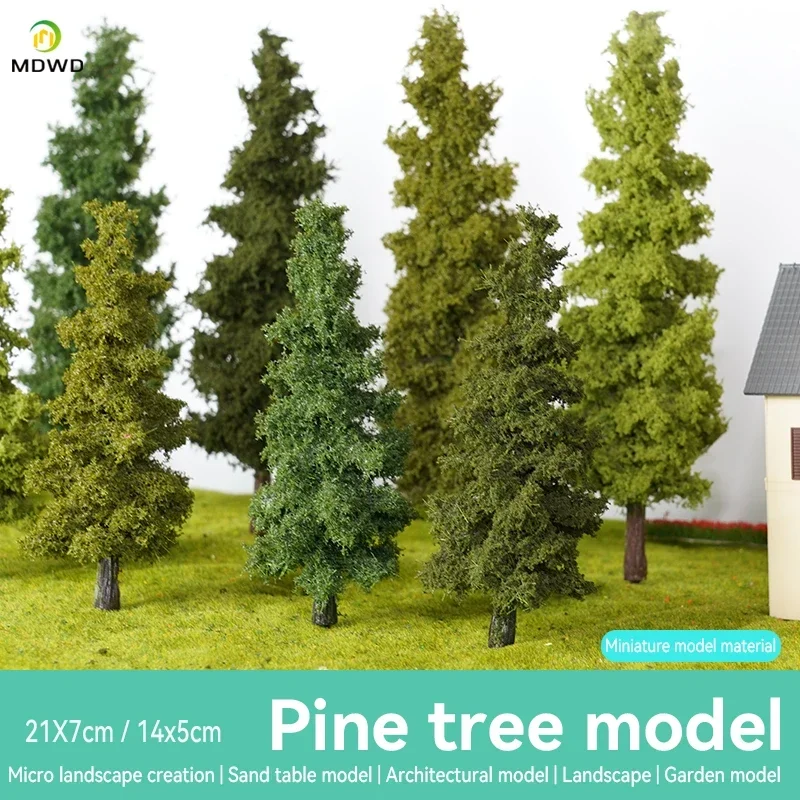 Model Train Layout Wire Tree Model Simulation Tree 14/21cm Military Sand Table Material Handmade Diy Landscape